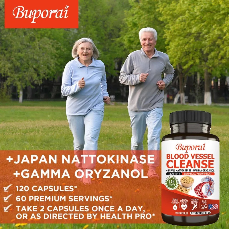 Blood Vessel Cleanse 240pcs, Promotes Energy Production, Supports Heart Health