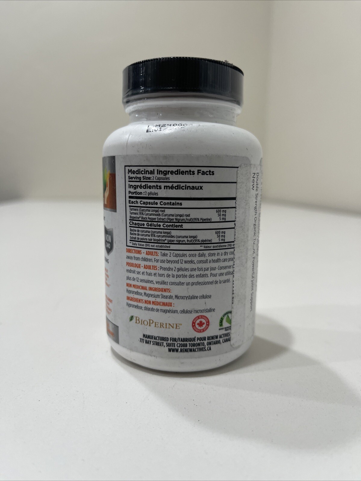 Renew Actives Turmeric Curcumin 120ct Exp: 01/2026 New