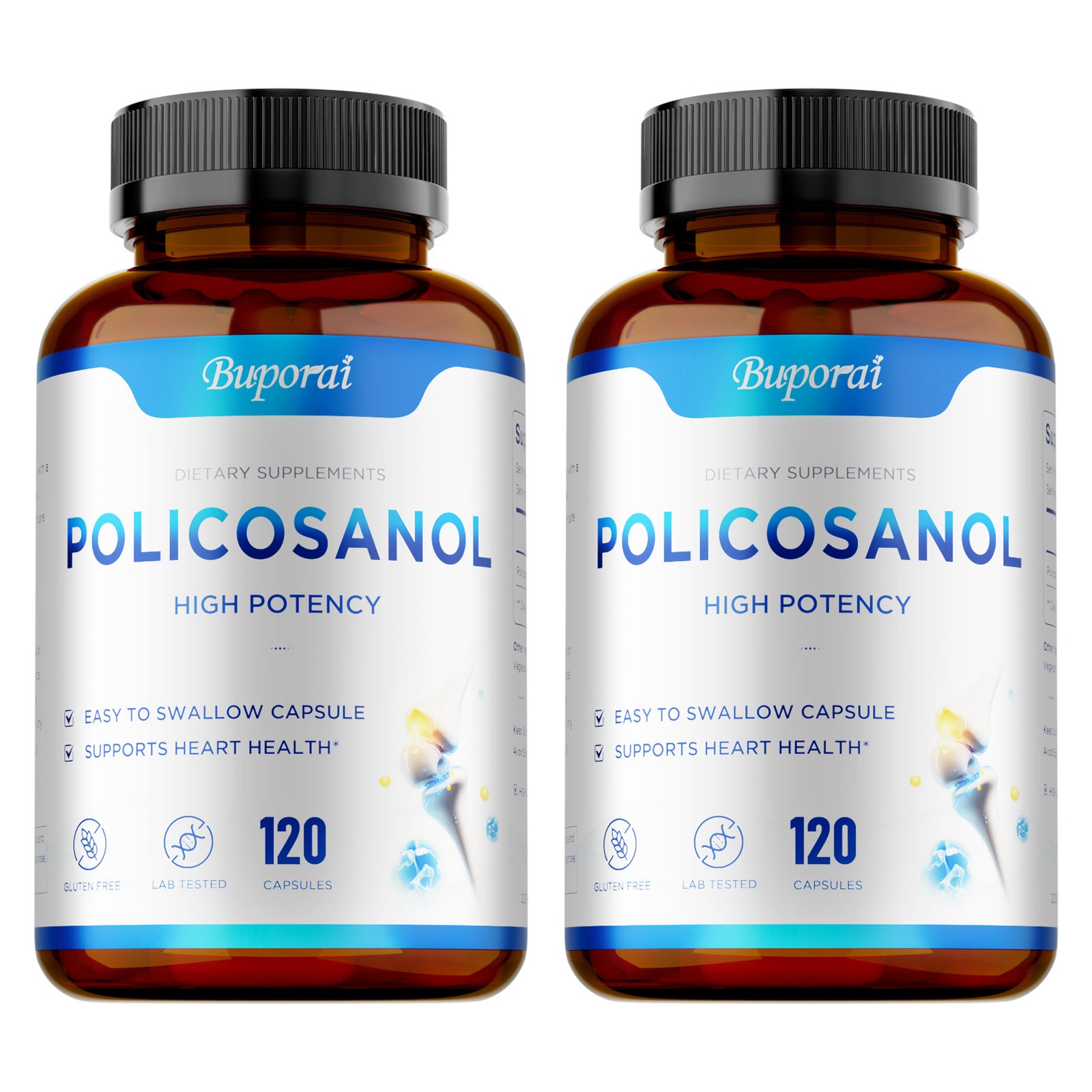 Policosanol 240pcs – Promotes Cardiovascular & Heart Health, Joint Flexibility