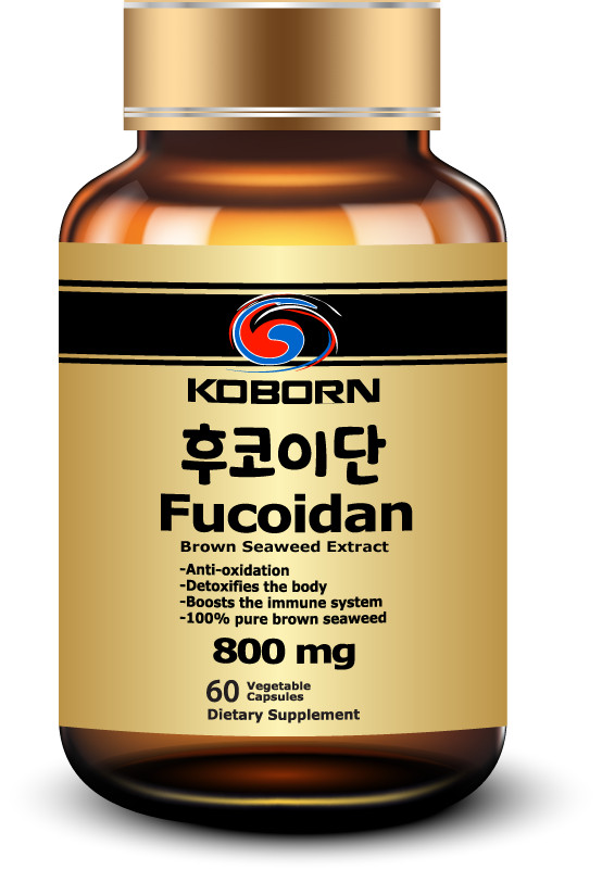 Fucoidan, Antioxidation, Detoxifies Body, Boosts Immune System, 100% Pure Brown
