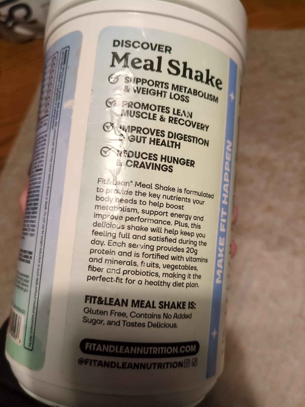 Fit & Lean Meal Shake, Fat Burning 16 Ounce Chocolate Milkshake 7/27