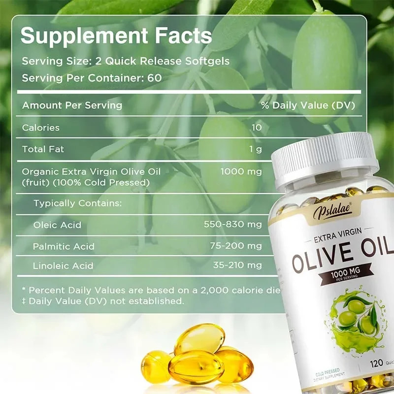 Olive Oil 120pcs – Anti-aging, Tightens The Skin, Boosts Cellular Energy