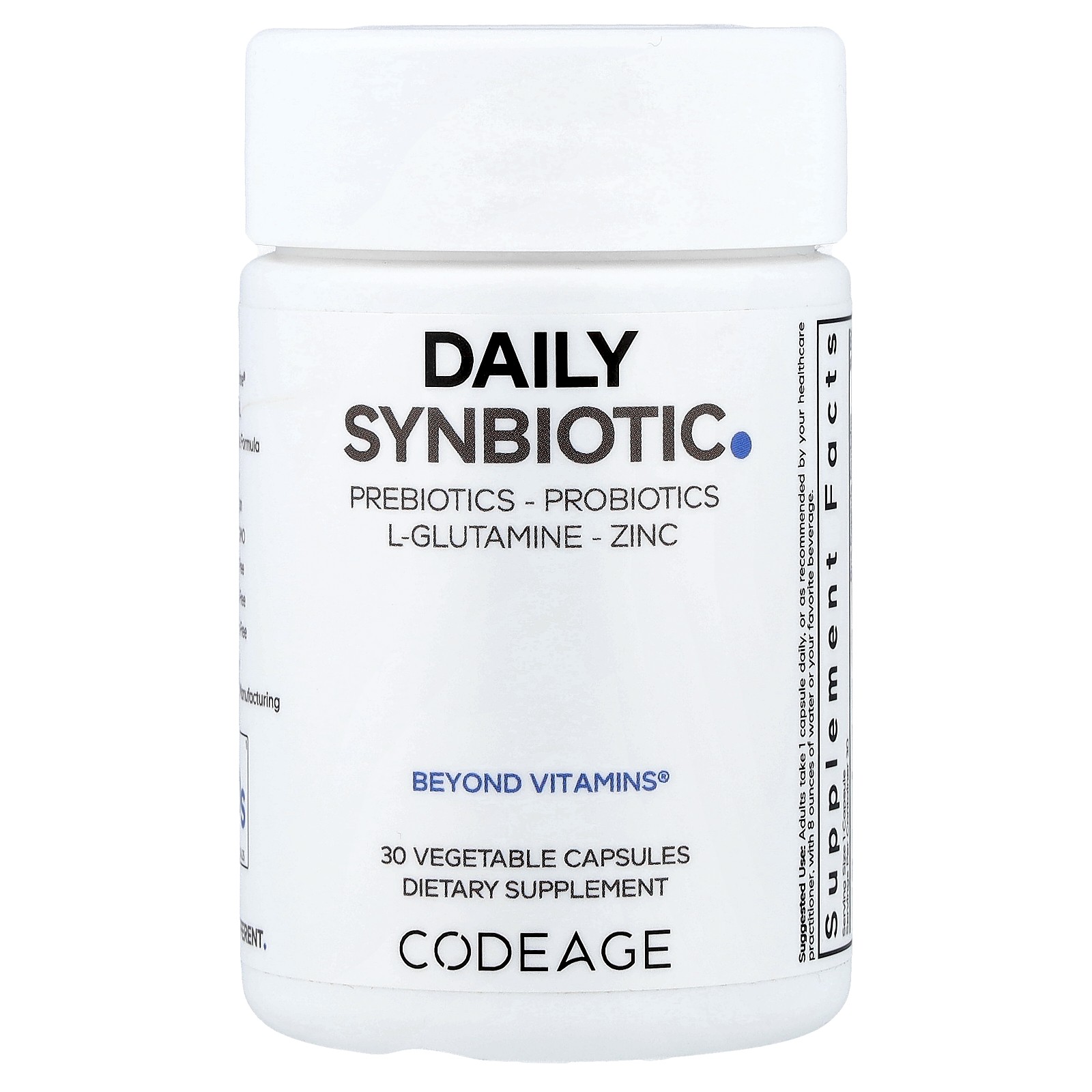 Daily Synbiotic, 30 Vegetable Capsules