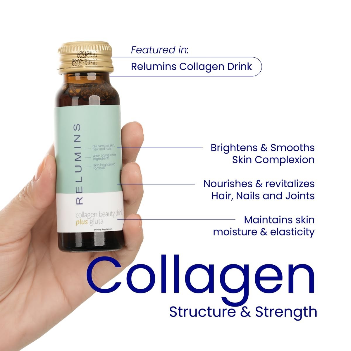 Relumins Advance Rejuvenating Collagen Beauty Drink Apple Flavor 3 Boxes