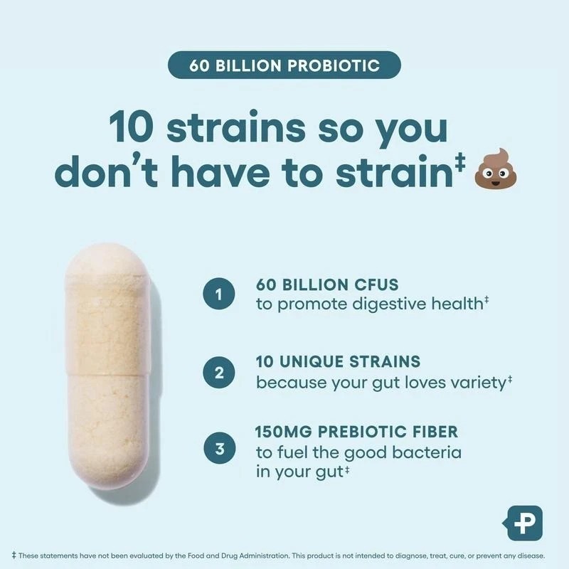 Physician’s CHOICE Probiotics 60 Billion | with Digestive Enzymes for Gut Health