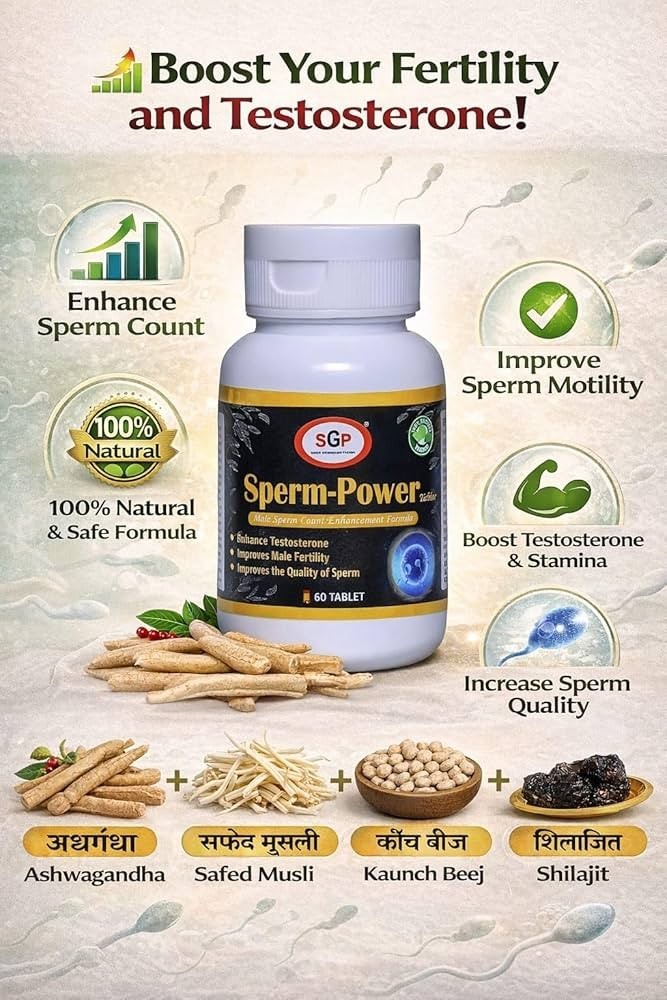 Premium Wellness Tablets 60 Count Ayurvedic Herbal Blend for Men