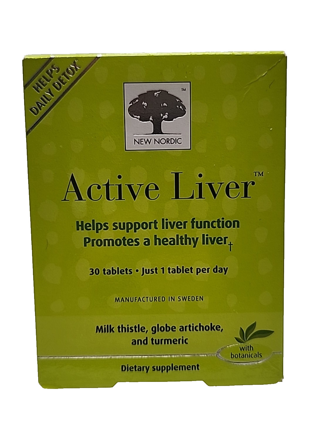 New Nordic Active Liver 30 tabs Exp 02-2026