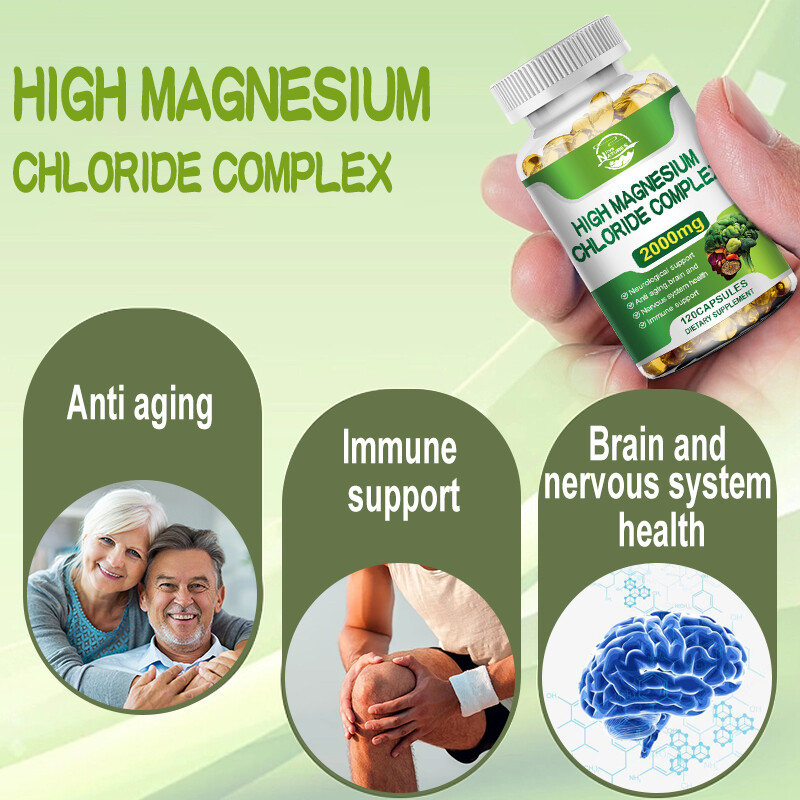 Magnesium Citrate Capsules-2000mg of Magnesium Citrate & Oxide 10/60/120 Caps