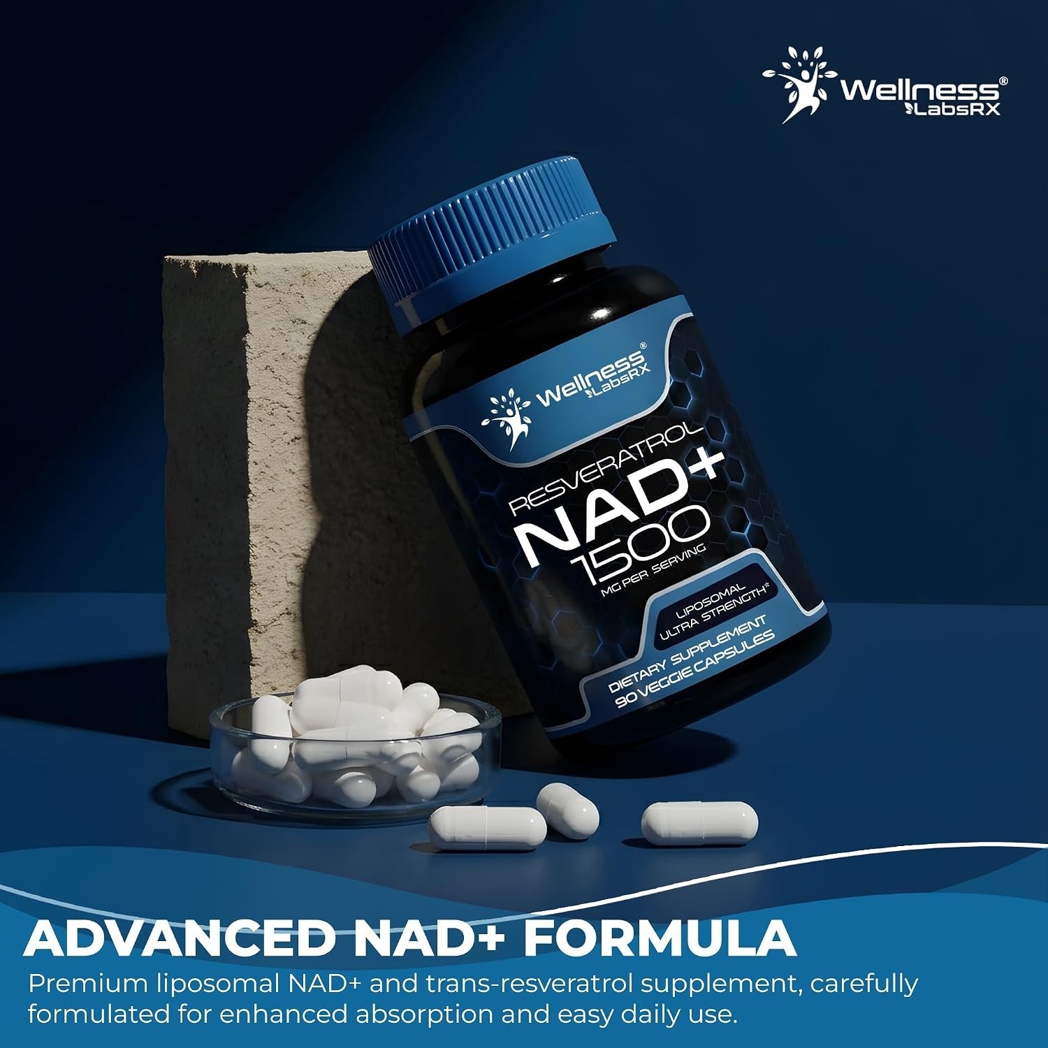 Wellness LABSRX Liposomal NAD Supplement, 1500mg V7