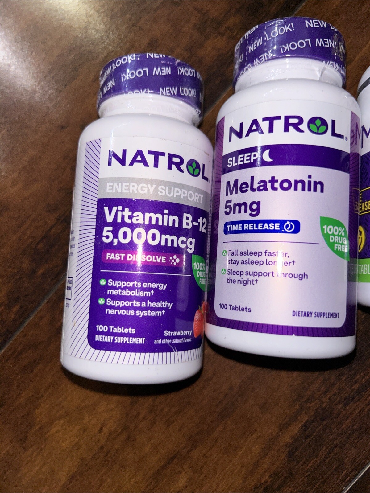 NATROL Melatonin 5 Bottles LARGE LOT See Pictures & Read Description 600 Tablets