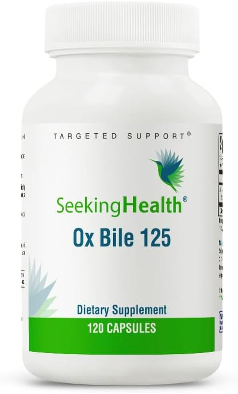 Ox Bile 125 – Digestive Enzyme & Gallbladder Support Supplement – Vegetarian …