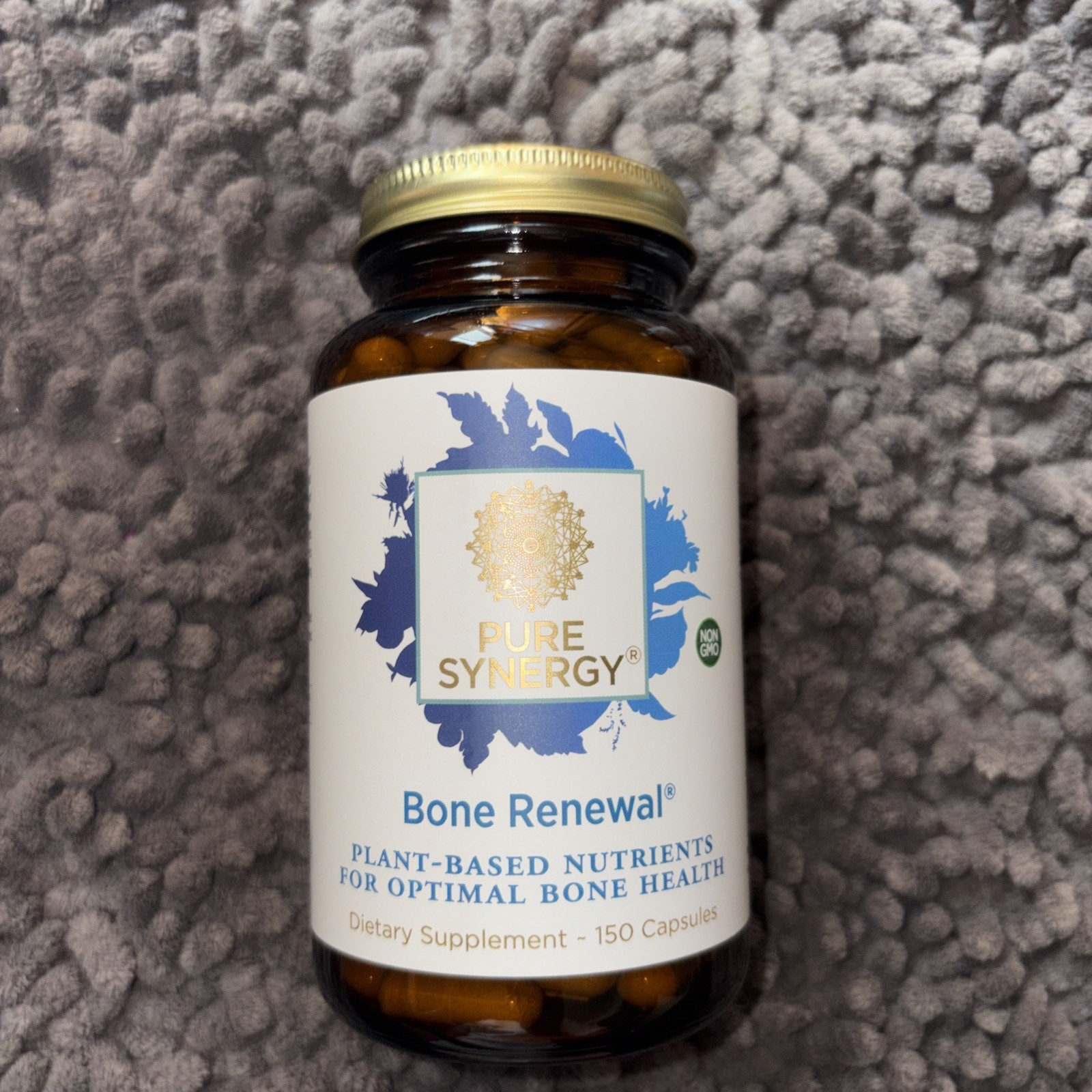 The Synergy Company Bone Renewal 150 Veggie Caps Dairy-Free, Gluten-Free
