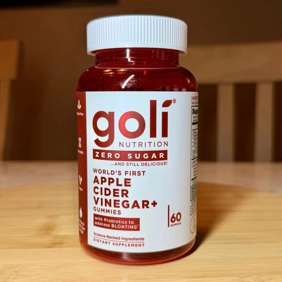 3 PACK Goli Zero Sugar ACV+,Pre+Post+Probiotics, and Ashwagandha+ Gummies Bundle