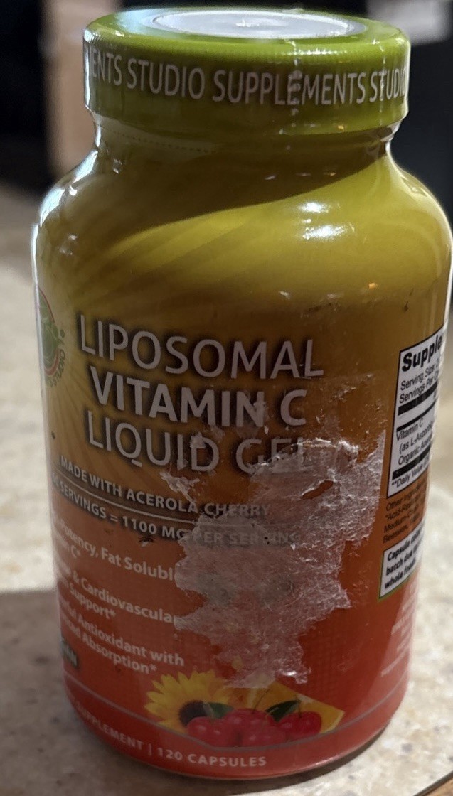Liposomal Vitamin Liquid Gel, 120 Caps
