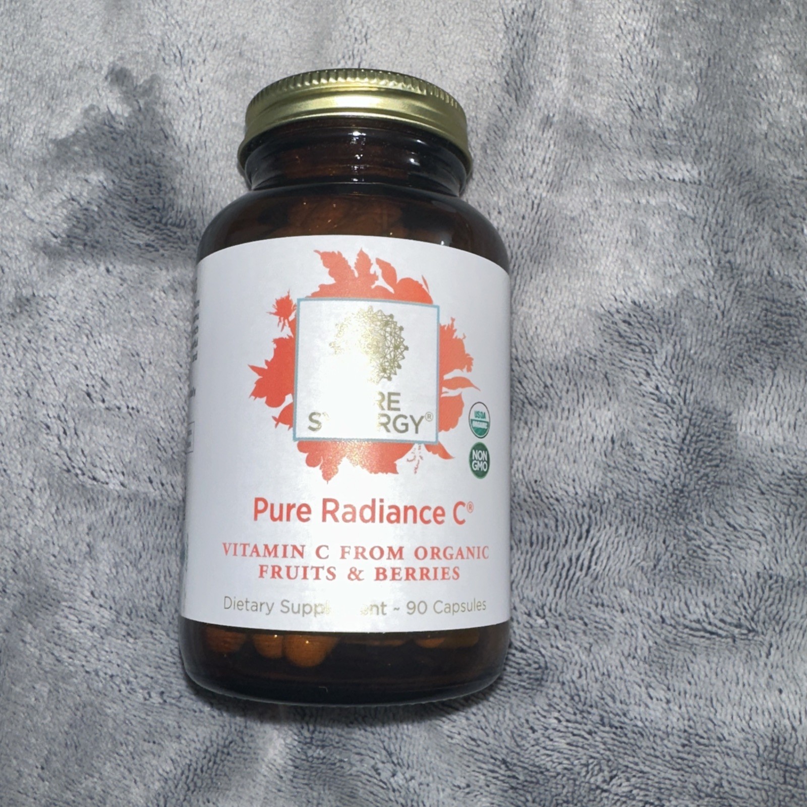 The Synergy Company Pure Radiance C 90 Veggie Caps Dairy-Free, Gluten-Free,