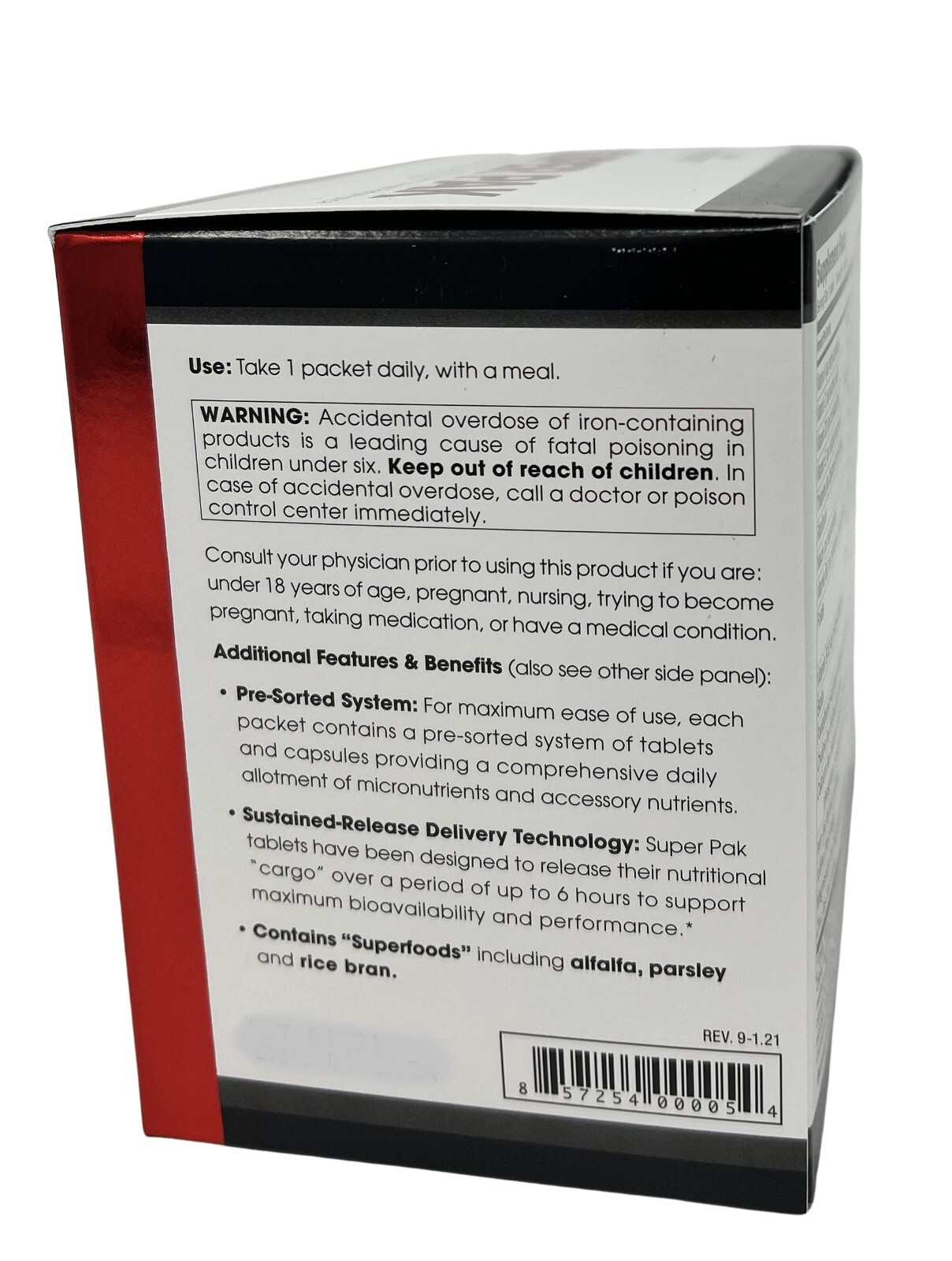 Beverly International Super Pak. 30 Paks. High-Potency Multivitamin Daily Pack