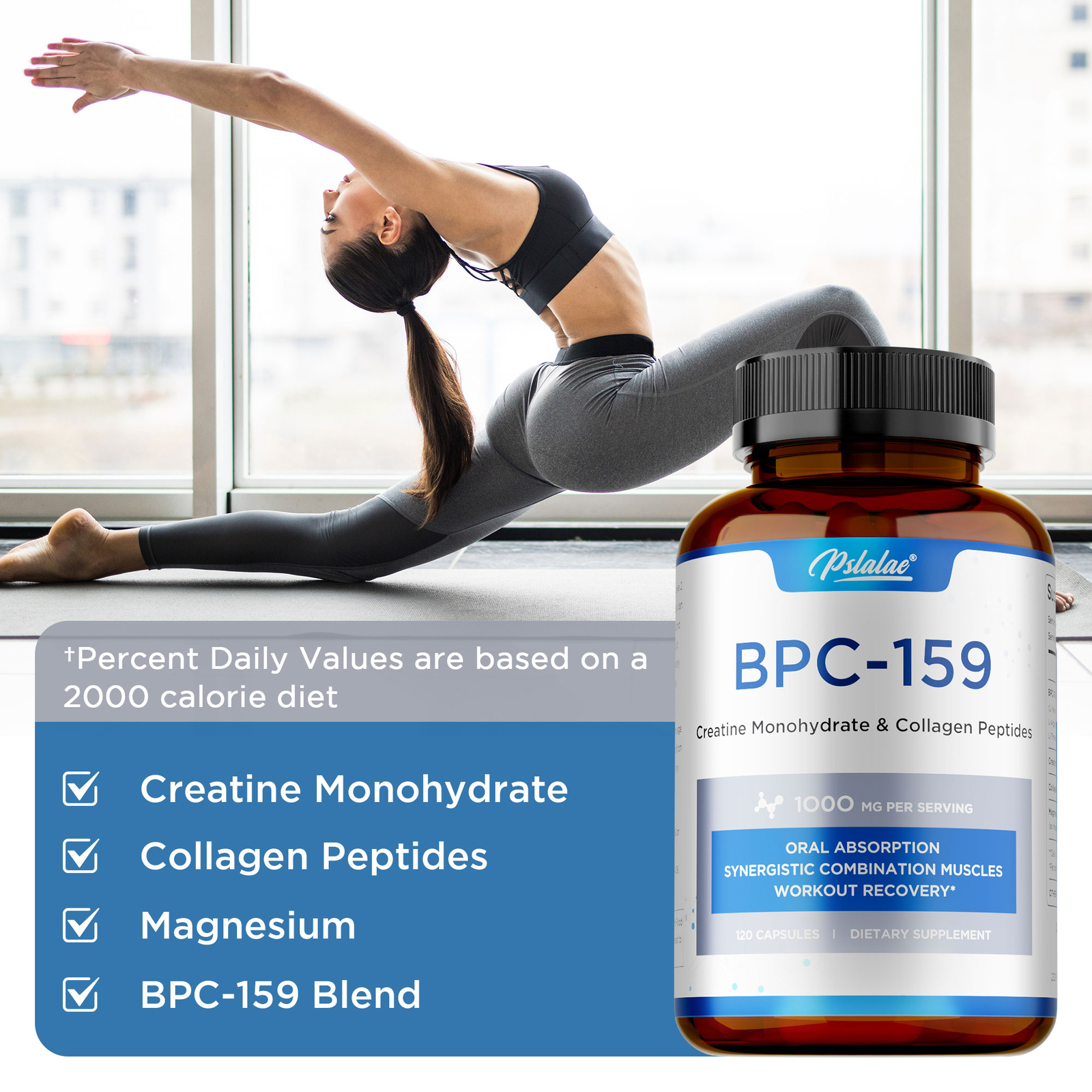 Body PC-159 – Creatine Monohydrate,Bone and Joint Support,Muscle and Gut Health