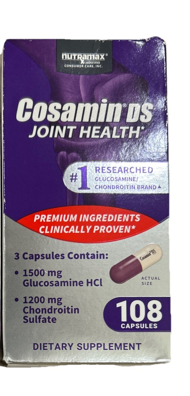 Cosamin DS Joint Health Supplement Pain Stiffness Relief 108 Caps 01/27+