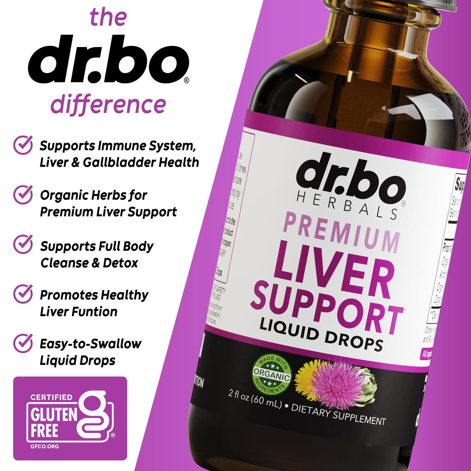 Liver Cleanse Detox & Repair Organic – Natural 2 Fl Oz (Pack of 1)