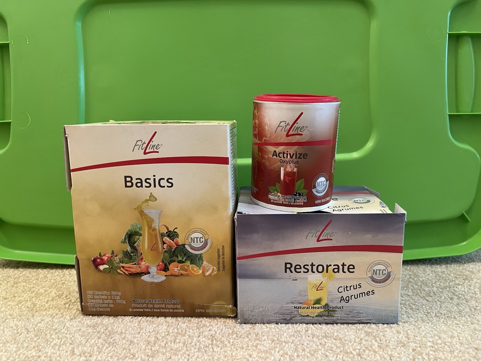 Fitline 3-pcs Optimal Set: Basics, Restorate, Activize, epx 2027