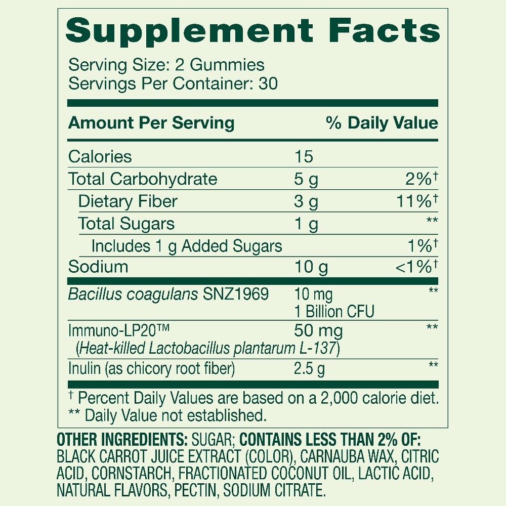 Spring Valley Synbiotic Vegetarian Gummies for Digestive Health, 60 Count