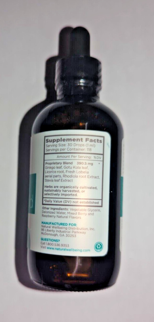 Natural Wellbeing- Kids’ Attention Gold – Natural Support for Focus – EXP. 06/25