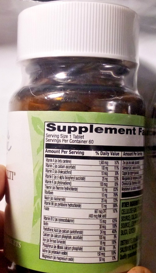 3 Nature’s Promise Easy-to-Swallow Basic Multi Vitamin 180 Tablets 6/27 FREE S/H