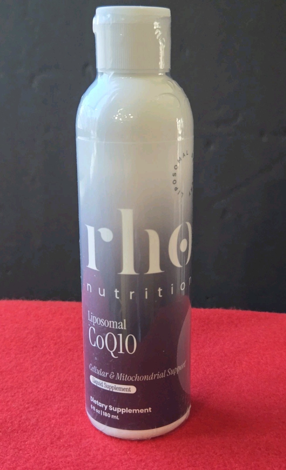 RHO Nutrition – Liposomal CoQ10 – 6 fl oz – Expiration: 02/2028