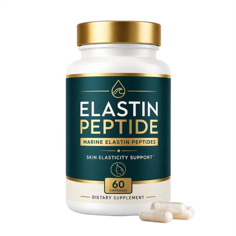 1-3 Pack Elastin Peptide Skin Tightening Supplement, Skin Elasticity, 60 Counts