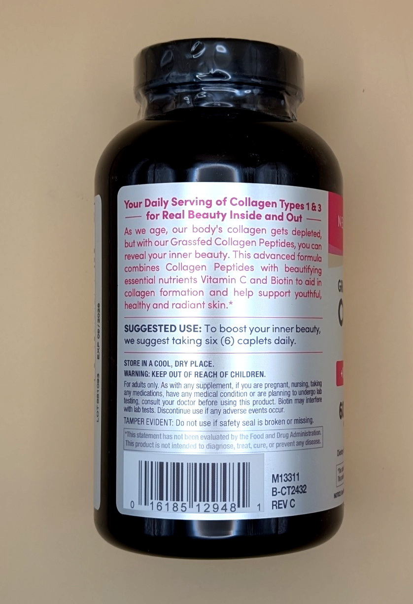 NeoCell Super Collagen + Vitamin C and Biotin Tablets ( 360 ct ) 08/2028