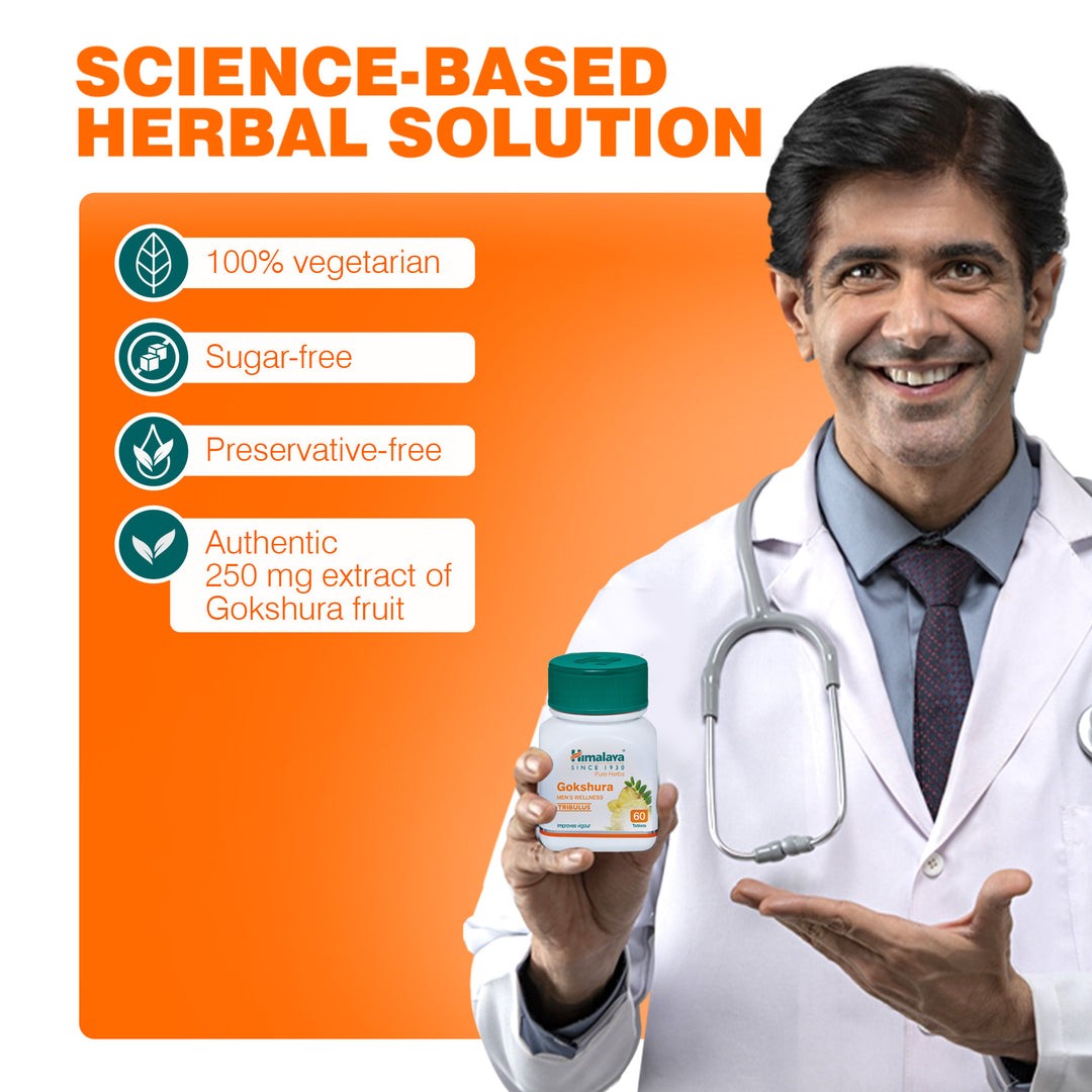 Gokshura Herbal Wellness Tablet | Urinary & Kidney Health Support Formula |60Tab