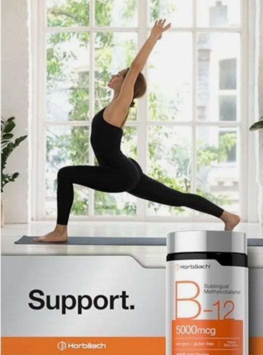 B12 Sublingual Methylcobalamin | 5000mcg | 120 Dissolvable Tablets | Free Ship..