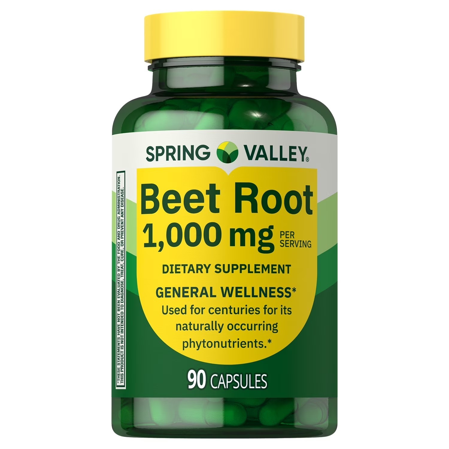 Spring Valley Beet Root Blood Health Dietary Supplement, 1000 Mg, 90 Count