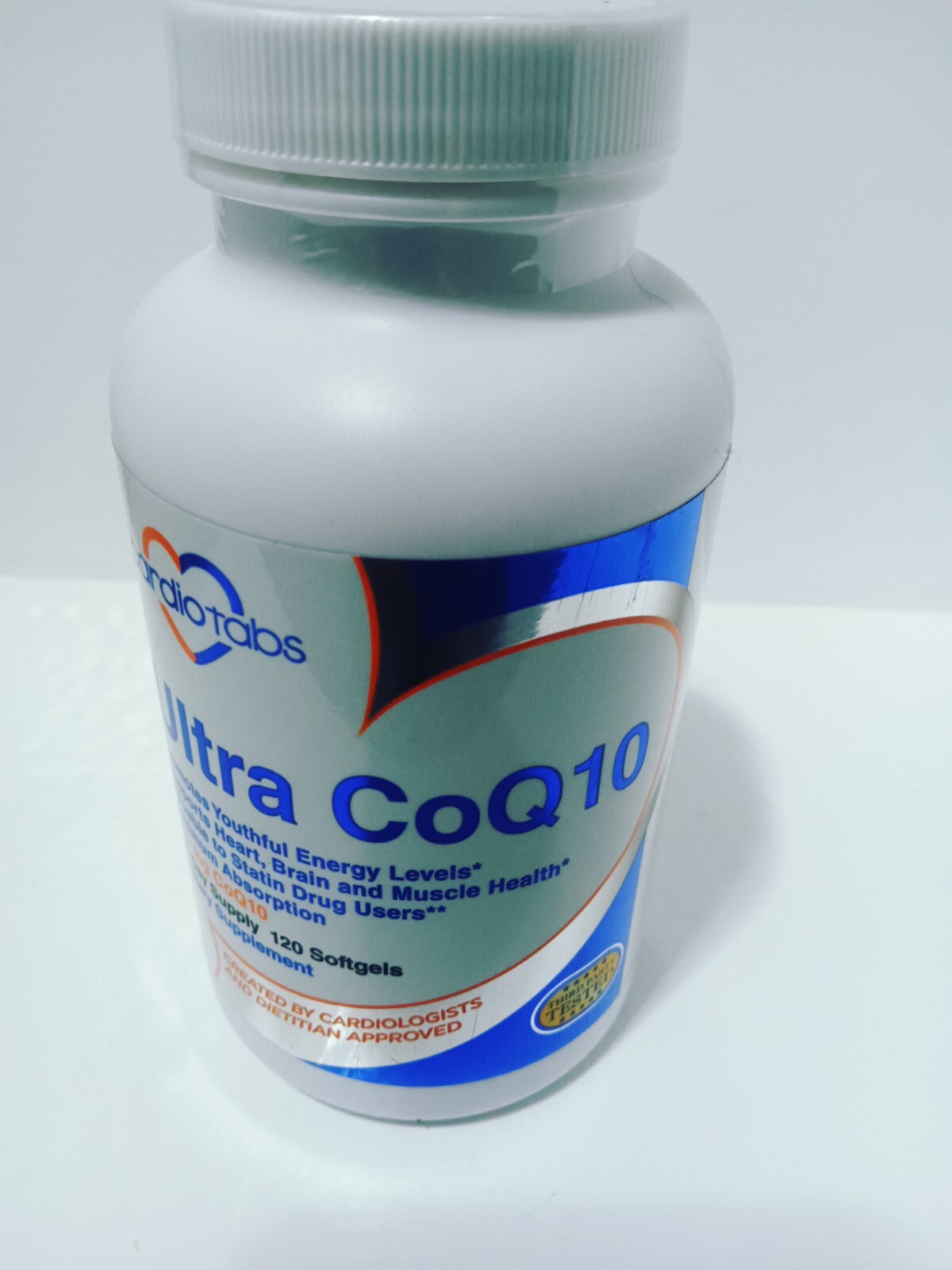 Cardio Tabs Ultra CoQ10 Max Absorption 150 Mg 120 Caps Exp. 01/2026