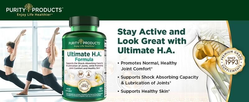 Purity Products Ultimate H.A. Formula – Clinically 90 Count (Pack of 1)