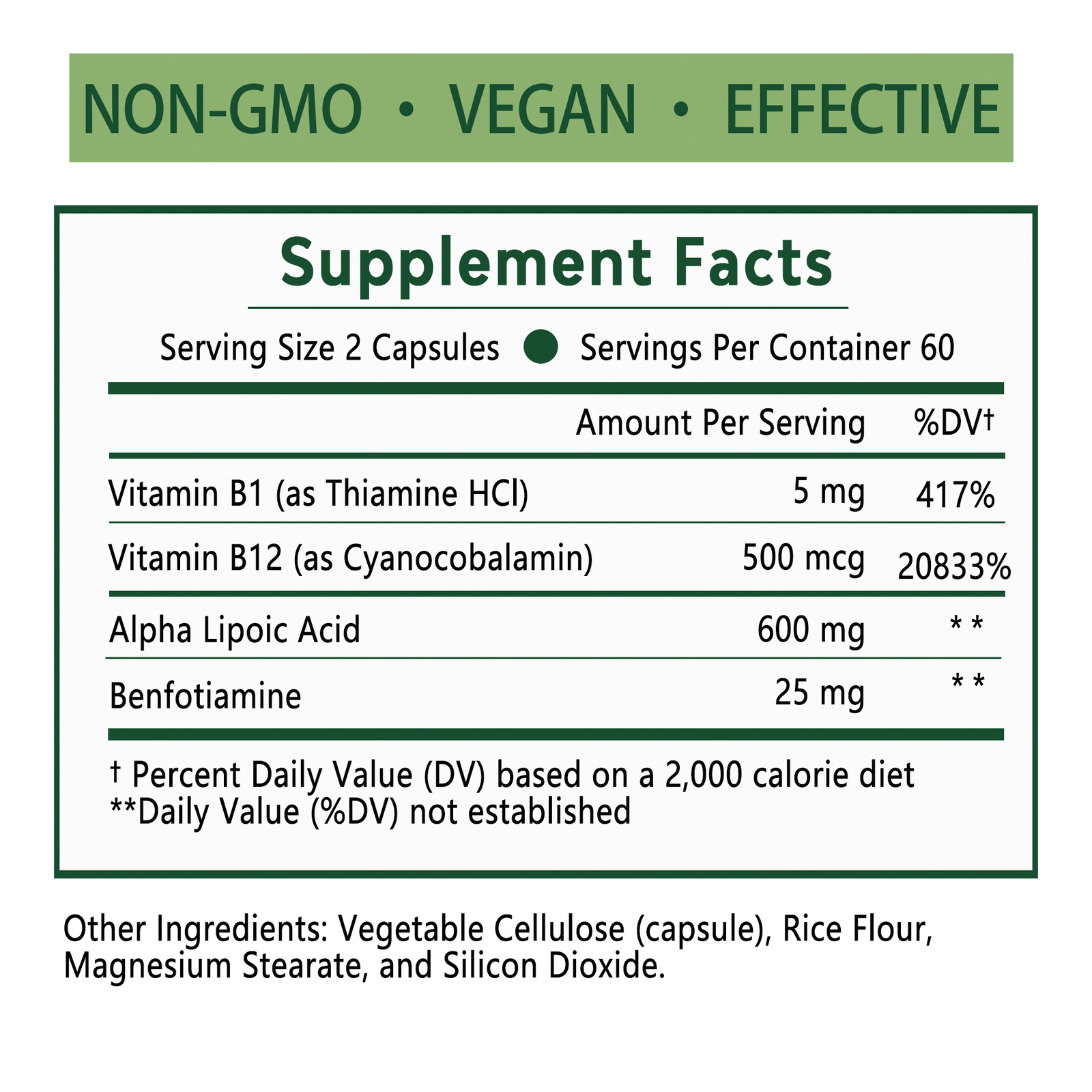 Alpha Lipoic Acid 600 Mg – Antioxidant and Metabolism Support, Weight Management