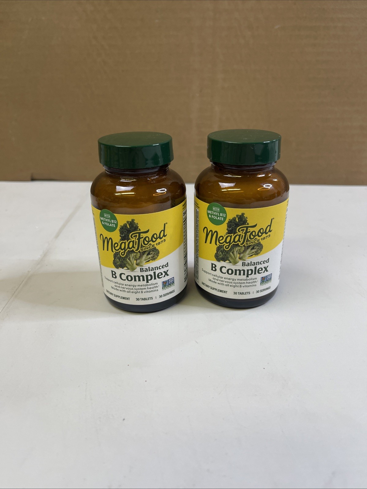 2 Pack MegaFood Balanced B Complex Dairy-Free Gluten-Free Soy-Free.Exp. 08/28