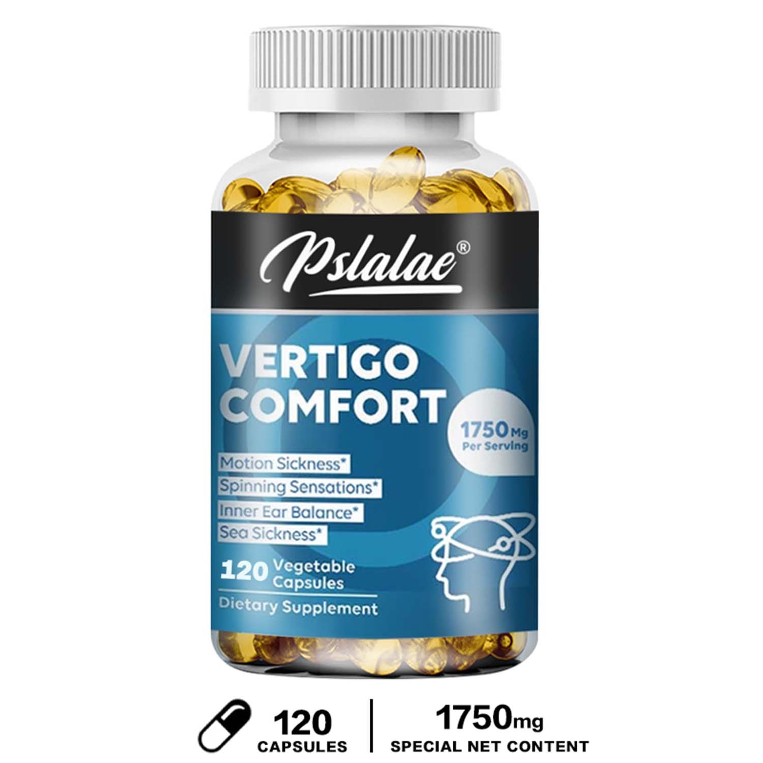 Vertigo Comfort – for Motion Sickness, Dizziness, Tinnitus, Migraines, Inner Ear