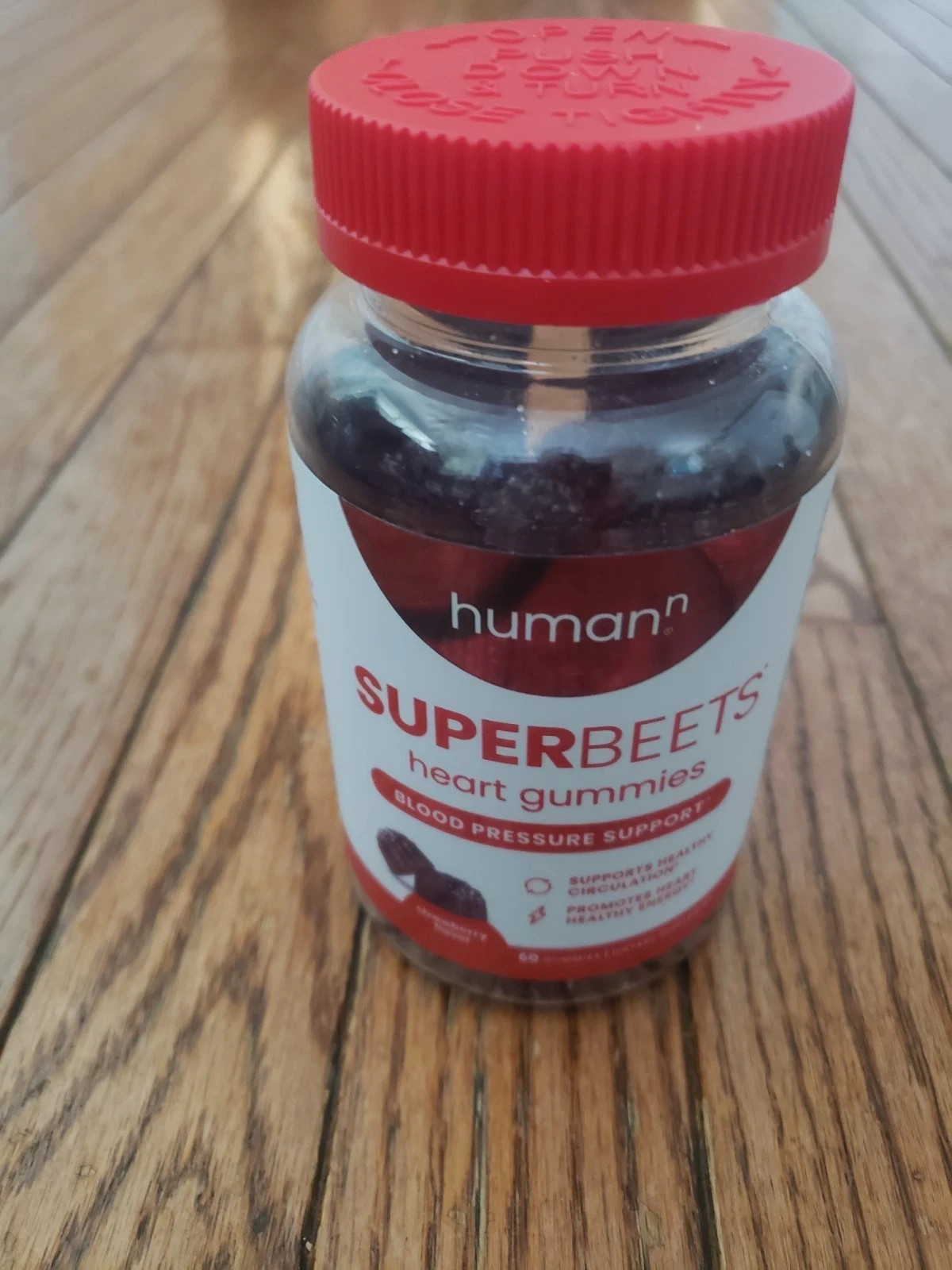 HumanN Super Beets Strawberry Gummies 60 Ct Blood Pressure Support QUICK SALE