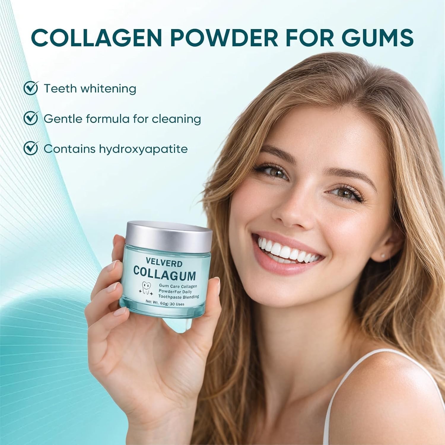 Velverdo Collagen Powder, Velverdo Gum Collagen, Collagum Hydroxyapatite Toothpa