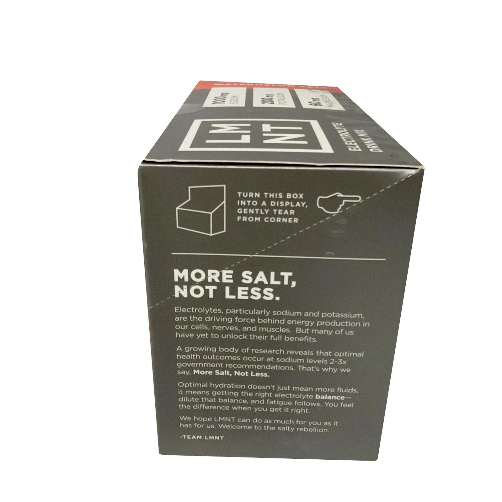 LMNT Zero Sugar Electrolytes – Watermelon Salt | Drink Mix | 30-Count