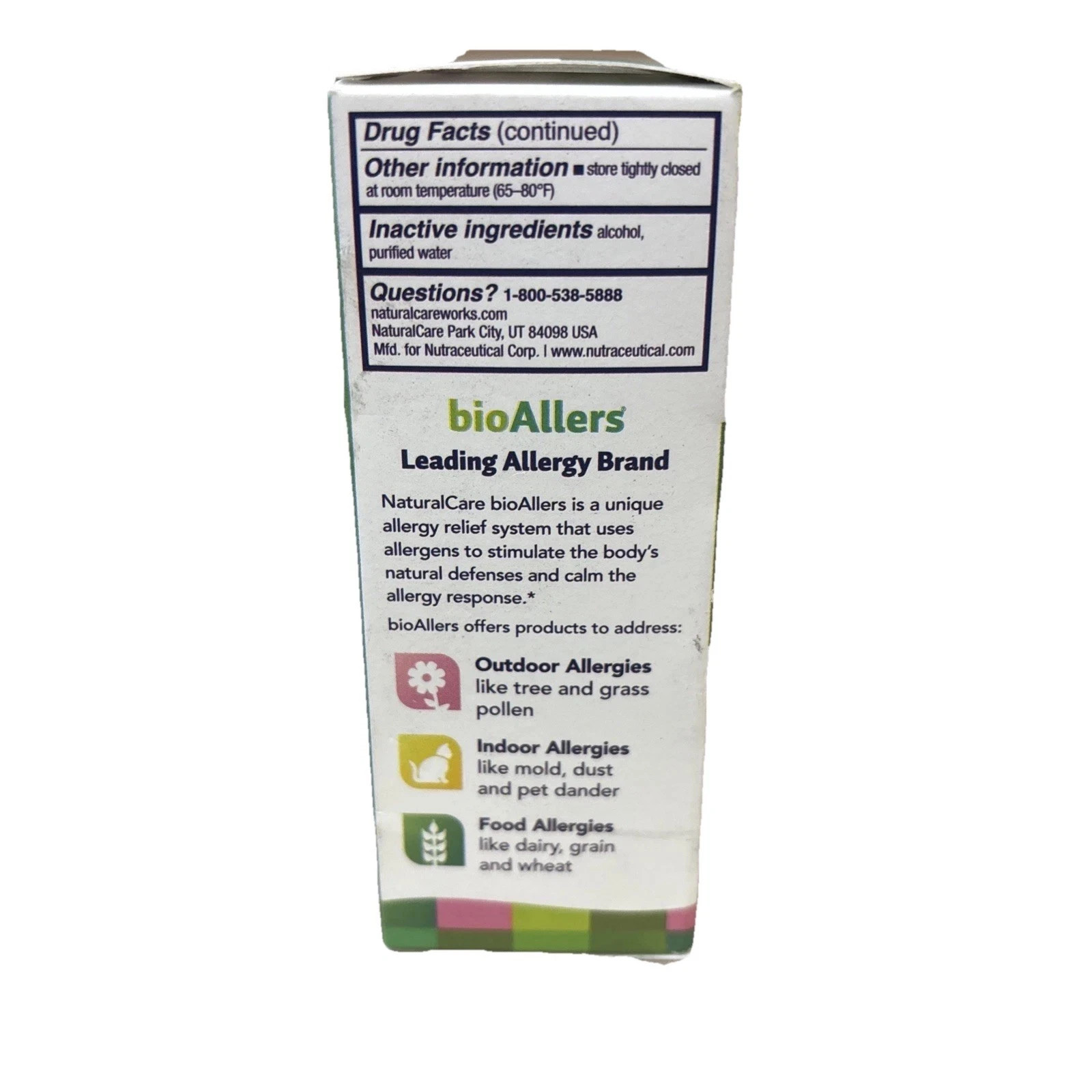 NaturalCare BioAllers Mold, Yeast & Dust – 1 fl oz Liquid – Pack of 2