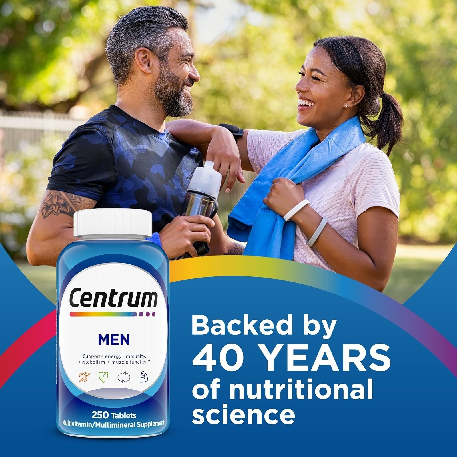 Centrum Multivitamin for Men – 200 Tablets, Vitamin D3, B Vitamins