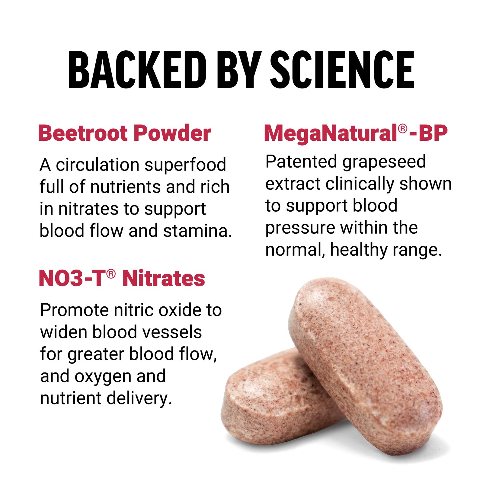 Force Factor Total Beets Blood Pressure Support 120 Count (Pack of 1), Beet