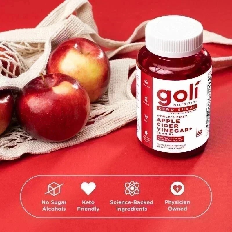 Goli Zero Sugar 2026 Trio – 3 Flavors, 3 x 60 Gummies