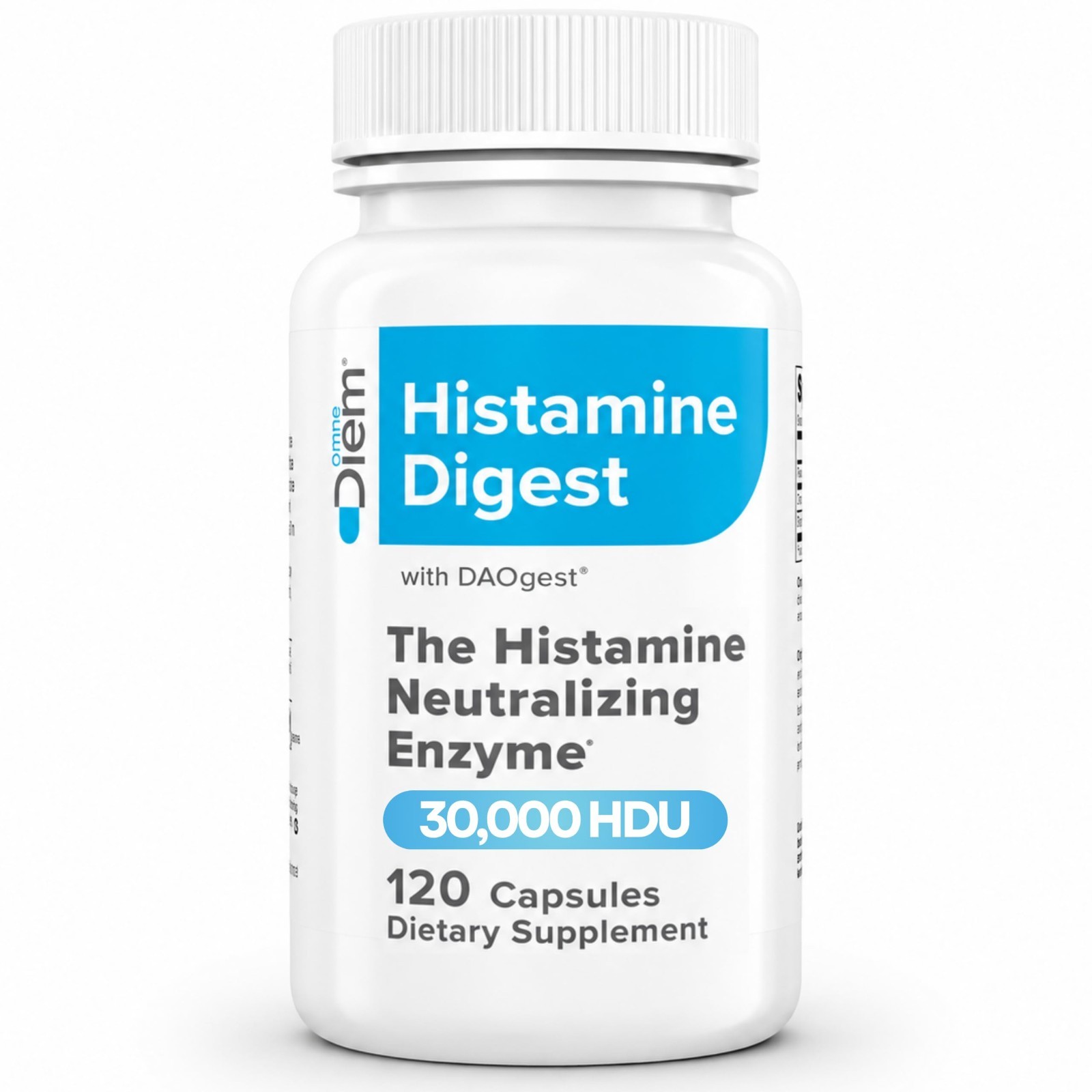 Histamine Digest Enzyme 30,000 HDU – 120 Caps for Histamine Intolerance Relief