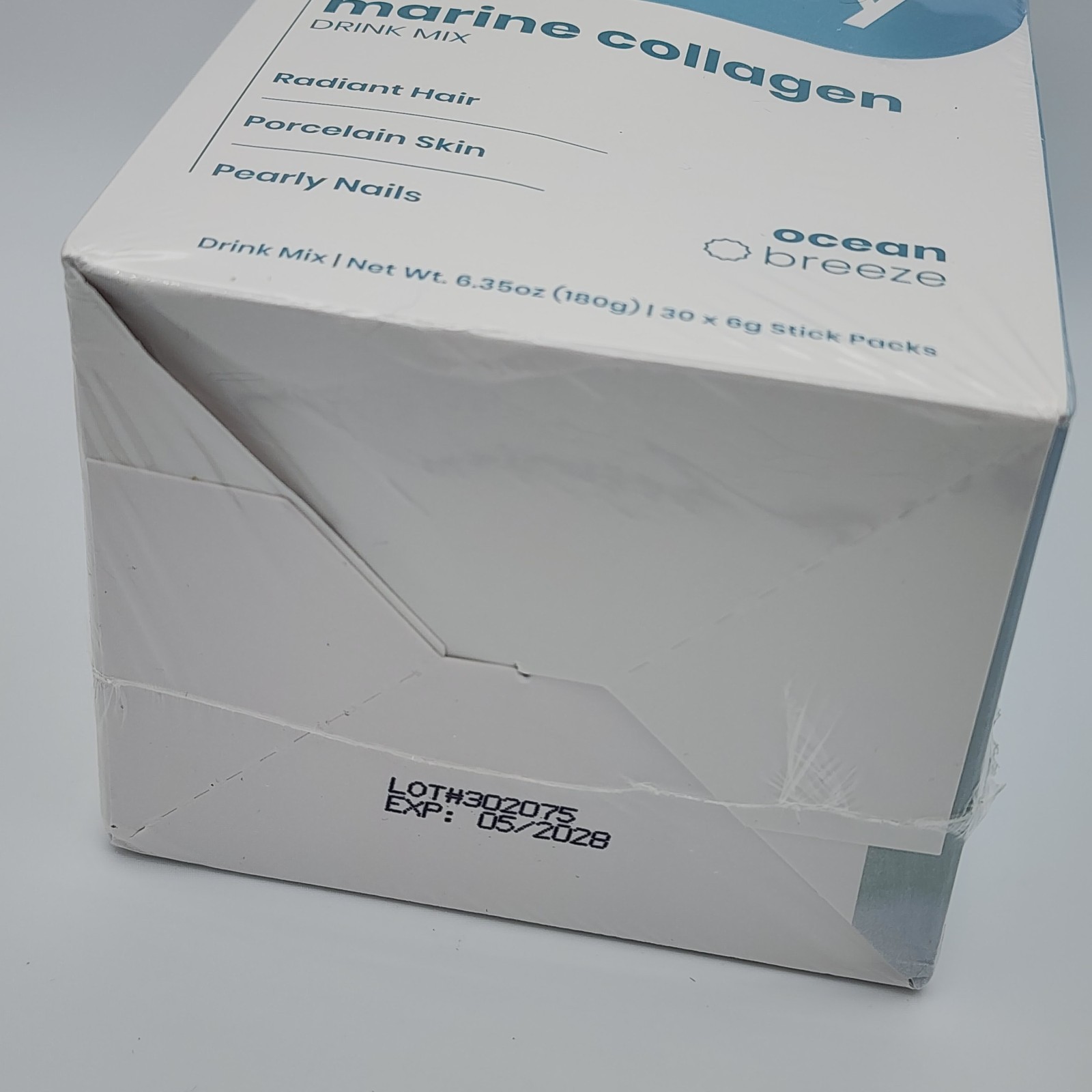 EarthNutri Wild Caught Marine Collagen Powder Hydrolyzed Peptides 30 Stick Packs