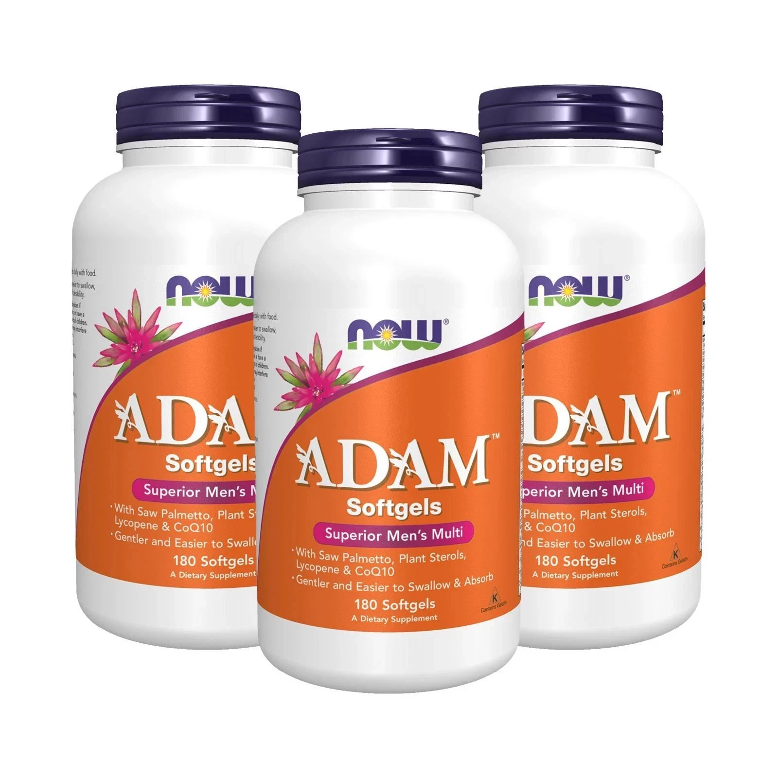 Now ADAM Superior Men’s Multi 180 Sgels Each (Pack of 3)