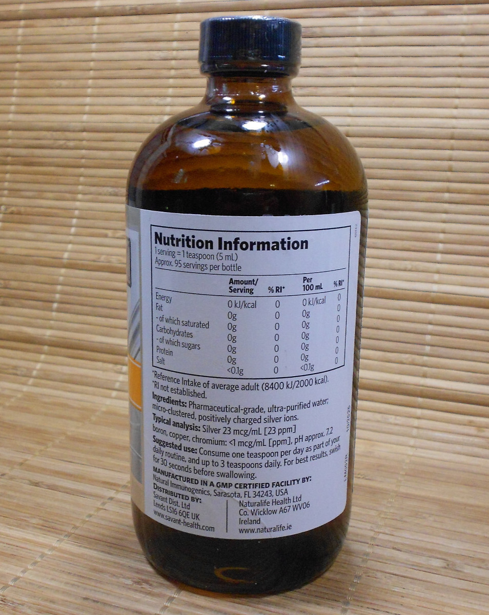 Argentyn 23 Ion Water w/ Positively Charges Silver Ions 473mL EXP 10/2025 Sealed