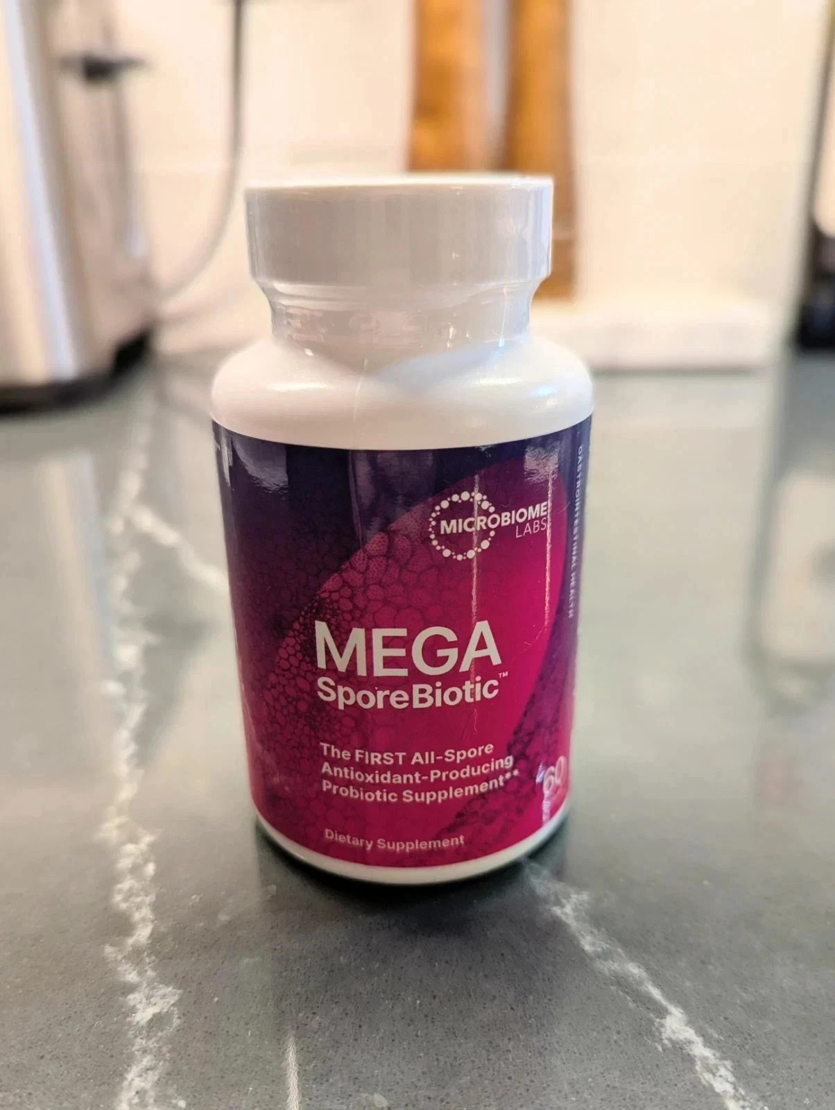 2PCS-Mega Sporebiotic 60 Capsules Microbiome Labs, probiotic supplement….